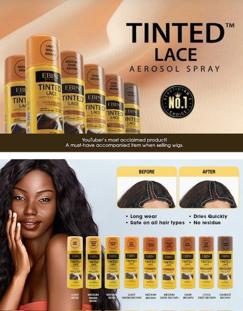 Ebin Tinted Lace Spray