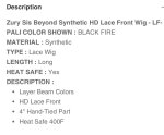 Wigs LF Pali #254