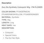 Wig: Flower #247